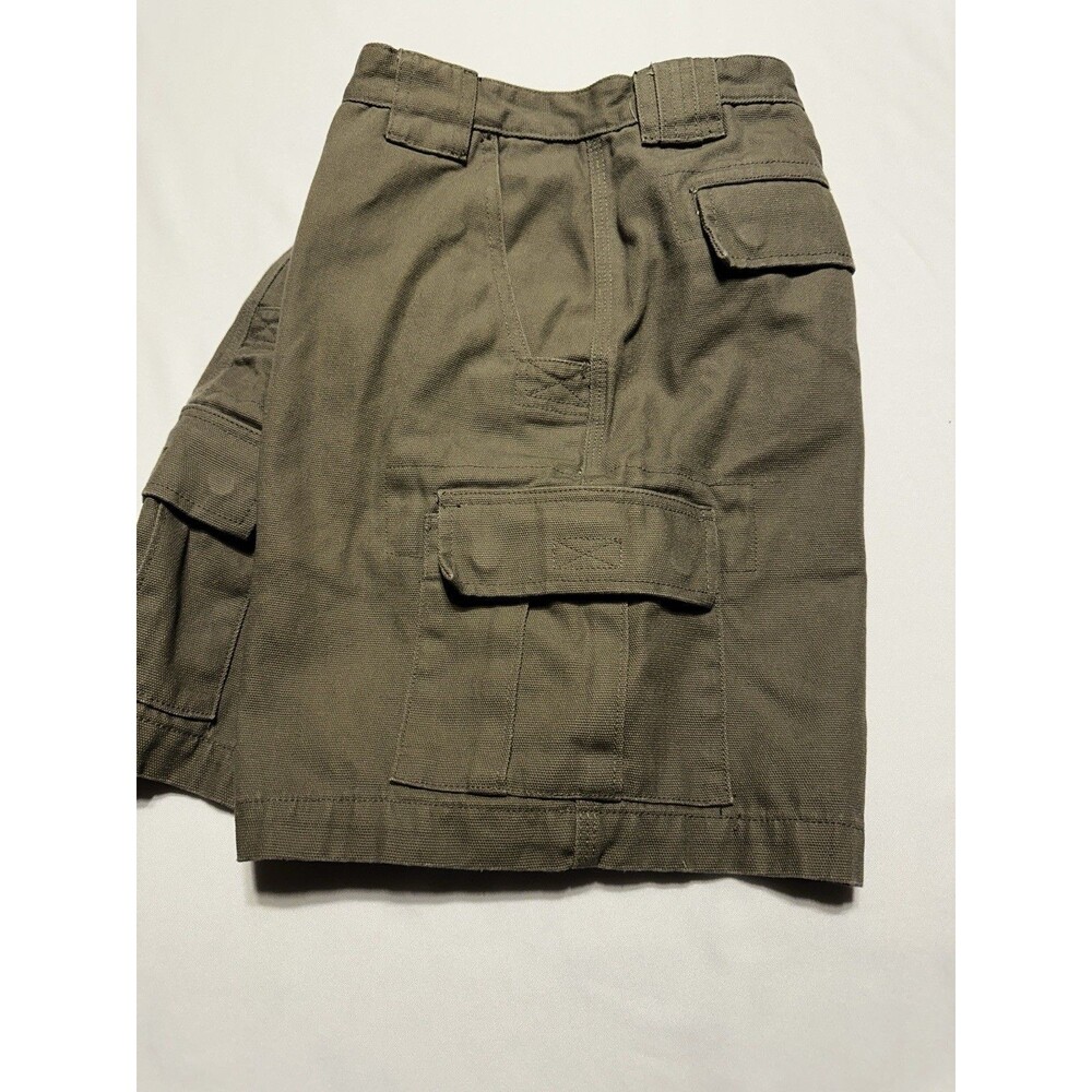 Duluth Trading Fire Hose Cargo Shorts Mens 36 Rugged Cotton Canvas 9" *Not Flex - Picture 2 of 10
